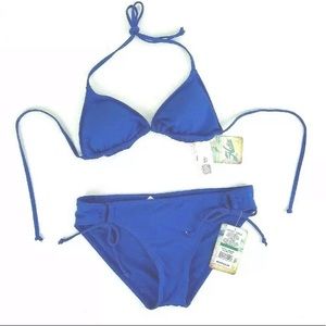 Hobie Bikini Bathing Suit Blue
